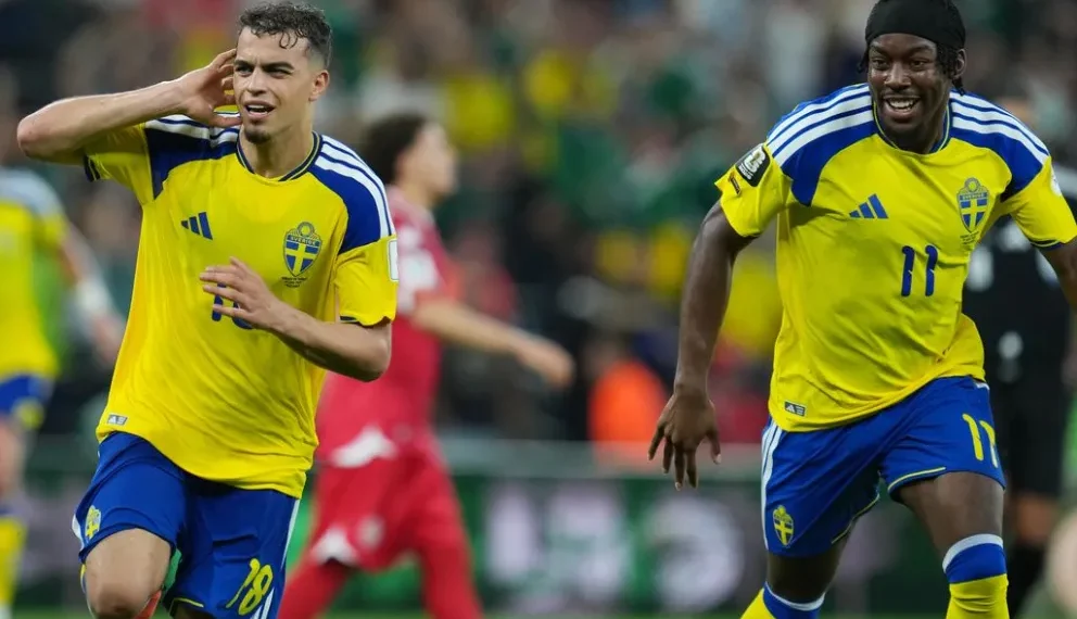 Mundial 2026: Suecia goleó 5-1 a Túnez en un debut implacable por el Grupo F