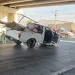 Caos vehicular debajo de un puente de la Ruta 40 tras un violento choque
