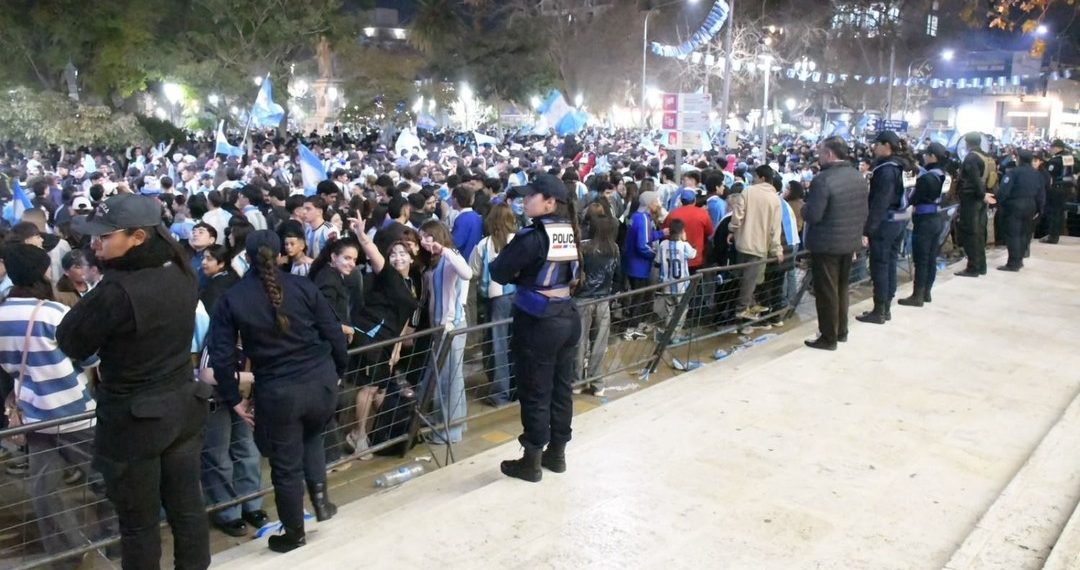 Fiesta histórica en San Juan: 30 mil personas celebraron el pase a la final del Mundial con saldo positivo y sin heridos