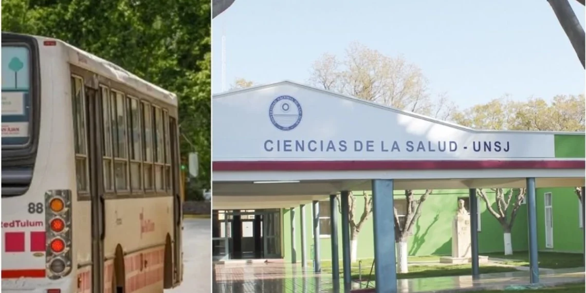 Desafío logístico en Albardón: la UNSJ y el municipio coordinan el transporte público ante la llegada de Medicina