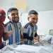 Visita sorpresa de los campeones del mundo en el Hospital Marcial Quiroga