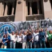 Protesta frente al Congreso: la CGT, las CTA y movimientos sociales marchan junto a los jubilados