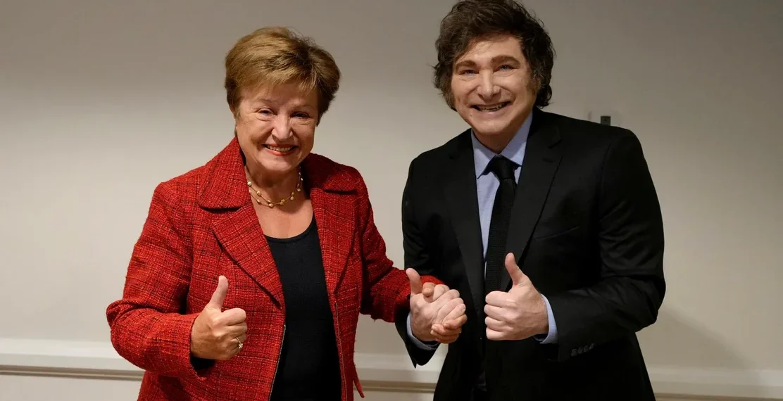 Fuerte gesto político: Kristalina Georgieva llegó al país para respaldar el plan económico de Milei