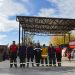 Jueves negro en Albardón: Bomberos combatieron seis incendios en simultáneo provocados por las ráfagas de viento Zonda
