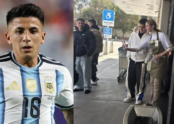 Devoción en Vallecito: un jugador de la Scaloneta hizo una visita relámpago a la Difunta Correa
