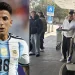 Devoción en Vallecito: un jugador de la Scaloneta hizo una visita relámpago a la Difunta Correa