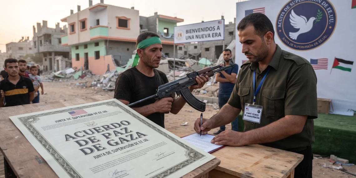 La Junta de Paz de EEUU exige al nuevo comité palestino controlar las armas en Gaza