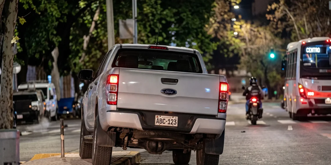 Descontrol en la Avenida: zigzagueaba por las calles, perdió el control y terminó estrellado contra un poste de luz