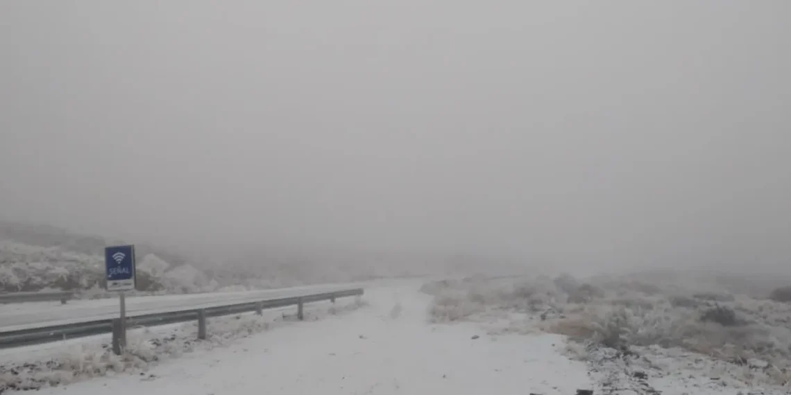 Informe vial: Precaución extrema en zonas de alta montaña por el temporal