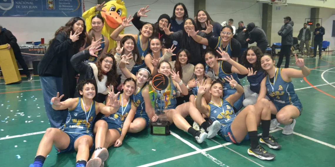 ¡Tricampeonas! La Universidad impuso su ley en el básquetbol sanjuanino
