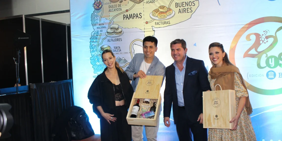 Orrego acompañó la presentación de la gastronomía sanjuanina en Caminos y Sabores 2026