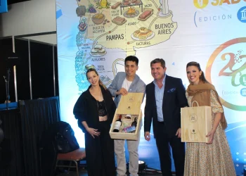 Orrego acompañó la presentación de la gastronomía sanjuanina en Caminos y Sabores 2026