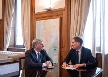 Diego Santilli recibió al gobernador de La Pampa, Sergio Ziliotto, para avanzar en acuerdos clave