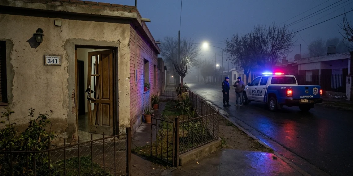 Inseguridad en Albardón: dos ladrones encapuchados patearon la puerta de una casa y asaltaron a una anciana de 80 años mientras dormía