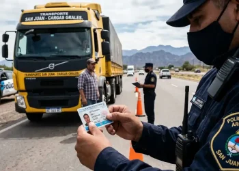 Camionero de Sarmiento fue descubierto con un carnet falso y destapó una red nacional de venta de documentos truchos