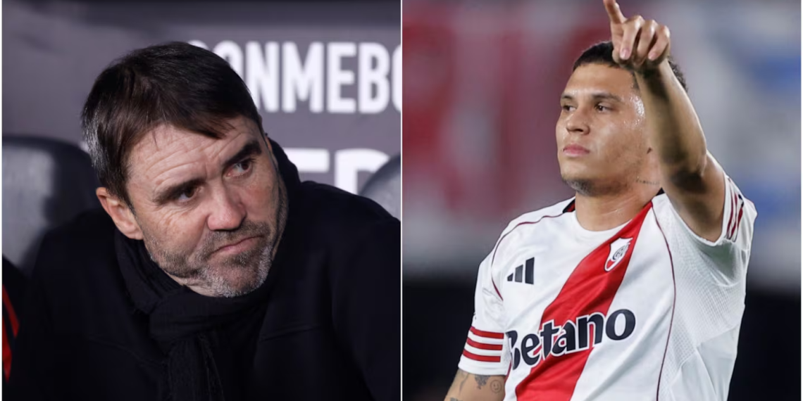 Bomba en Núñez: Juanfer Quintero expuso sus diferencias con Coudet y evaluará su salida de River