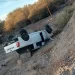DE MILAGRO: VIOLENTO VUELCO DE UNA CAMIONETA EN EL INGRESO A ULLUM