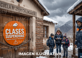 Por alerta meteorológica, suspenden las clases en Calingasta para este martes