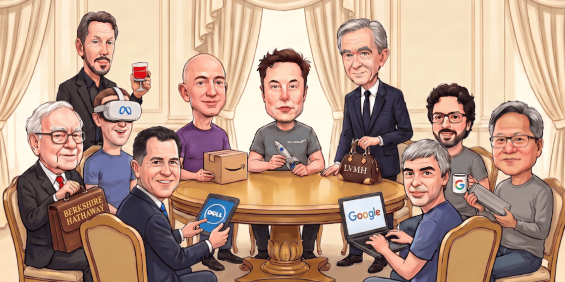 Las 10 personas más ricas del mundo en julio de 2026, según Forbes