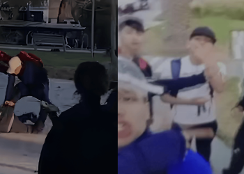 Indignación en Plaza Laprida: golpearon a un joven, le robaron el celular, se burlaron en redes y los vecinos tuvieron que atrapar a los agresores