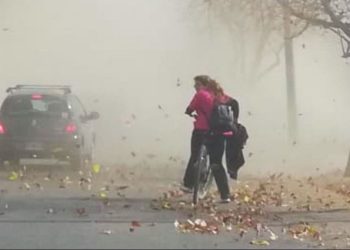 Alerta amarilla por Zonda este lunes en San Juan: ráfagas cercanas a los 70 km/h y máxima de 27°C