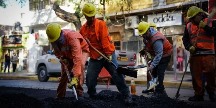 Avanza el Plan 50 Cuadras en Capital: ya se repavimentó el 40% del microcentro sanjuanino
