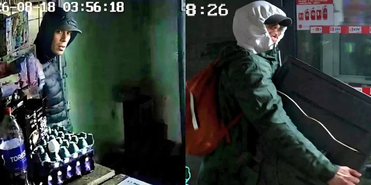 Dos delincuentes entraron a robar a un almacén de Rawson y se llevaron hasta el fiambre