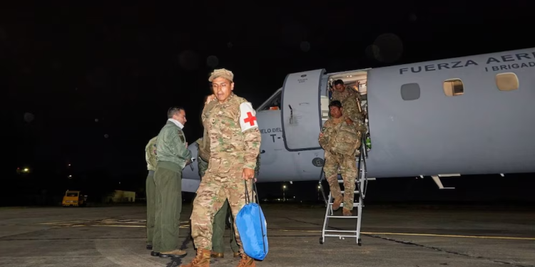 Misión humanitaria: Argentina envía un contingente militar para asistir a los damnificados por el terremoto en Colombia