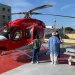 Vuelo sanitario de urgencia: trasladaron en helicóptero a una bebé recién nacida desde Jáchal al Hospital Rawson