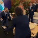 Javier Milei mantuvo un encuentro con el presidente electo de Ecuador en la ceremonia de posesión