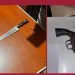 Conflicto familiar en Rawson: amenazó a su hermano con un cuchillo y un arma de fuego y fue detenido en Flagrancia