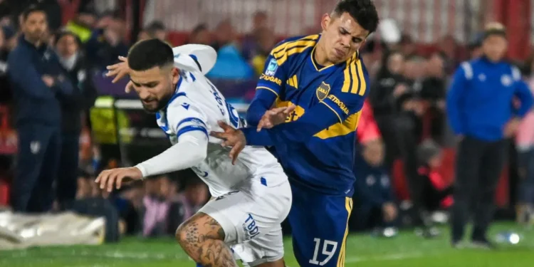 Boca igualó ante Vélez en el Ducó y rescató un punto tras empezar abajo