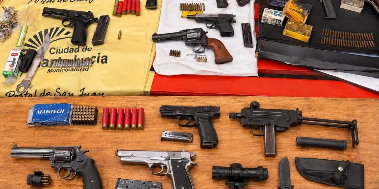 Relevamiento policial: secuestraron más de 85 armas de fuego en San Juan durante los primeros ocho meses de 2026