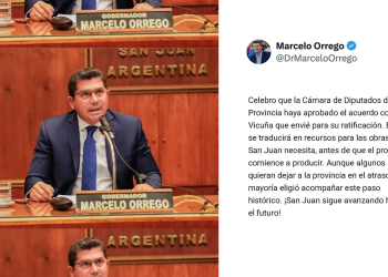 Marcelo Orrego celebró la ratificación del acuerdo con Vicuña: «La mayoría eligió acompañar este paso histórico»
