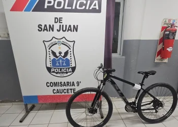 Piden colaboración para identificar al dueño de una bicicleta recuperada en Caucete