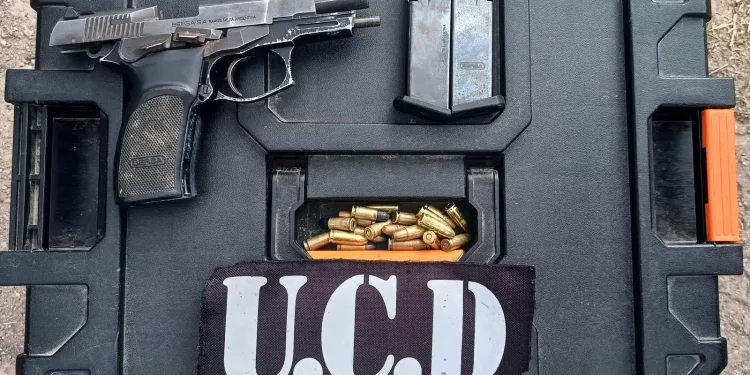Detuvieron en Chimbas a un sujeto armado con una pistola Bersa y varias dosis de cocaína
