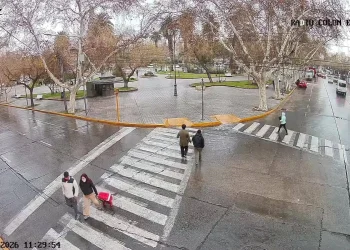 Llegó la llovizna al Gran San Juan y el frío no da tregua en toda la provincia
