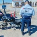Secuestraron en un control vehicular una moto robada que había sido repintada para disimular su origen