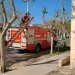 Dramático rescate en altura en el barrio Rivadavia Norte: Bomberos salvó a un hombre atrapado en los techos