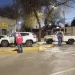 Violento siniestro vial: dos camionetas chocaron en Concepción y una terminó sobre la vereda