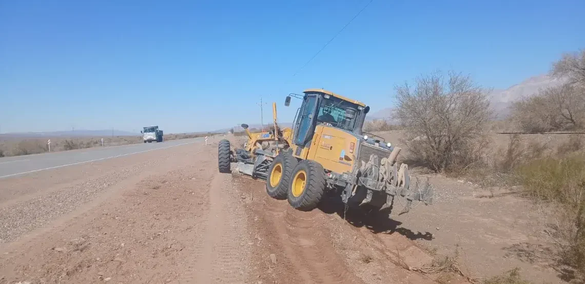 Obras viales en el norte de San Juan: Vialidad Nacional intensifica el mantenimiento en las rutas 150 y 40