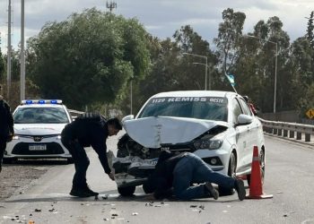 Avenida Circunvalación: un choque en cadena entre tres vehículos generó caos en el tránsito al mediodía