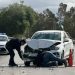 Avenida Circunvalación: un choque en cadena entre tres vehículos generó caos en el tránsito al mediodía