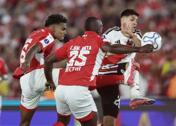 River aguantó el cero en la altura de Bogotá ante Santa Fe y definirá el pase a cuartos en el Monumental