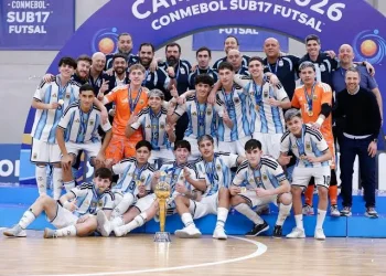 ¡Tricampeones de América! La Selección Argentina Sub-17 de futsal venció a Brasil en el alargue y se consagró en Paraguay