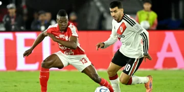 River se juega la clasificación a cuartos ante Independiente Santa Fe en el Monumental