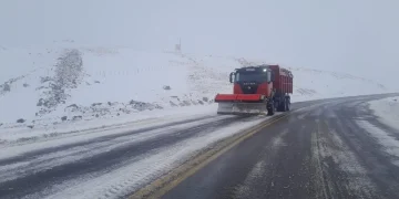 Alerta en la Cordillera: el temporal de nieve dejó atrapados a cientos de camiones y cerró el Paso Pino Hachado