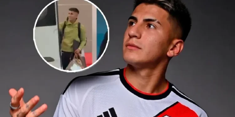 Thiago Almada arribó al país y se suma formalmente al plantel de River Plate