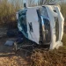 Milagro en Caucete: una familia mendocina volcó en su camioneta cerca del Control Bermejo