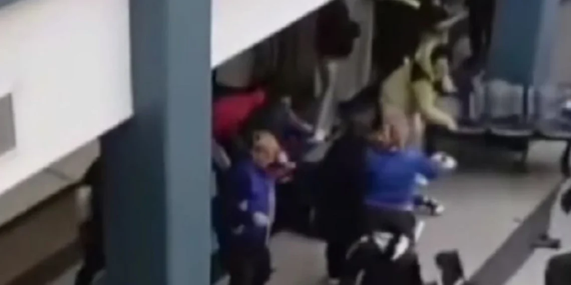 De los hachazos a la guardia: familias de dos heridos protagonizaron una batalla campal y destrozos en el Hospital Rawson